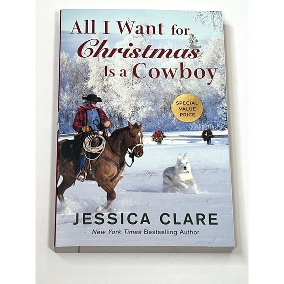 Other - All I Want for Christmas Is a Cowboy Jessica Clare Fiction Novel Book Romance